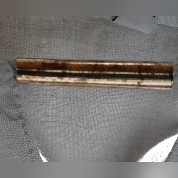 Lea Rigoli Women's Dress Italian Linen Gray Stretch Panels Pockets Plus Size 1XL - Picture 7 of 7